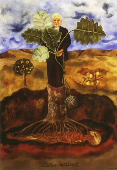 Porträt von Luther Burbank Frida Kahlo