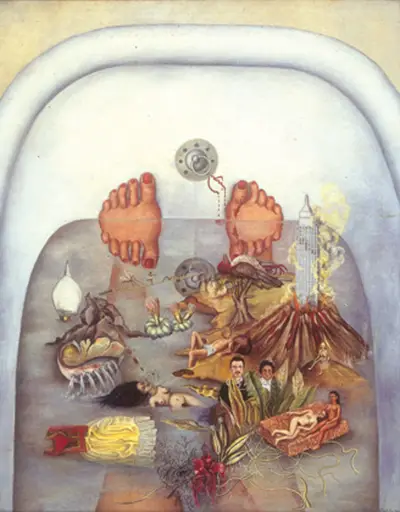 What the Water Gave Me by Frida Kahlo